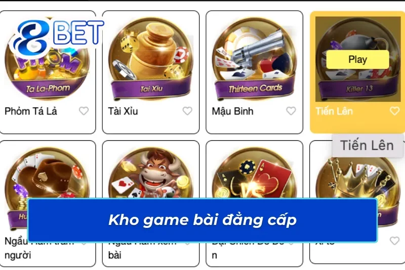  Casino 88Bet sở hữu kho game ấn tượng